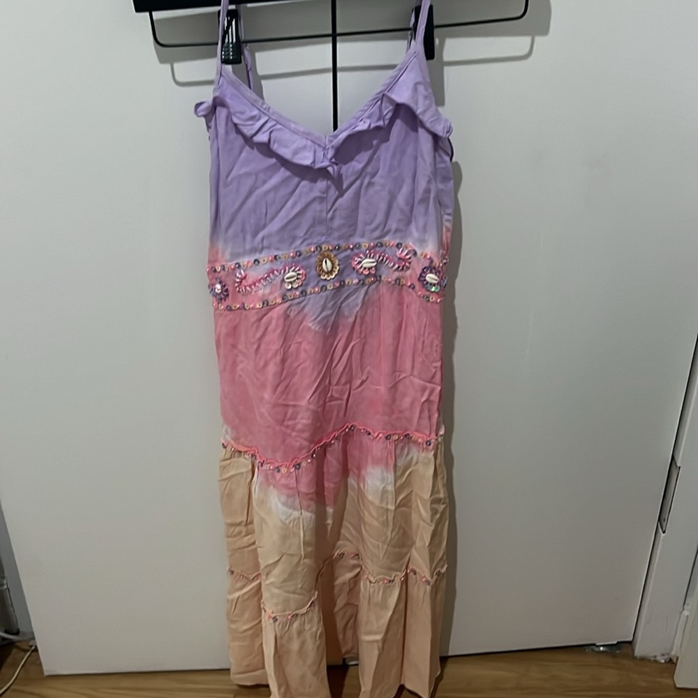 Kids tie dye dress from spinach mafia